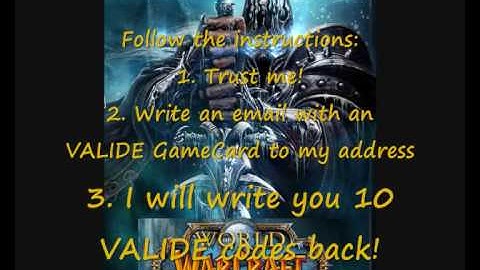 WoW GameCard Generator!!! Play WoW for FREE!!!