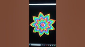 Create a design flower using python in vs code #python #shorts