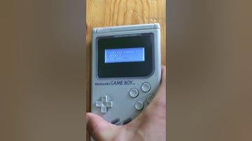 Gameboy Zero Boot Up Video