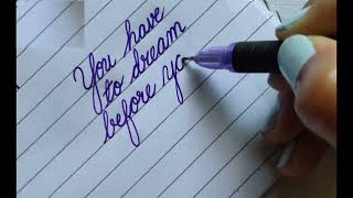 Motivational Quotes in Cursive | Cursive Writing Practice | How to Improve Handwriting