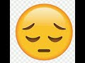 Sad face emoji || Sad emoji😥