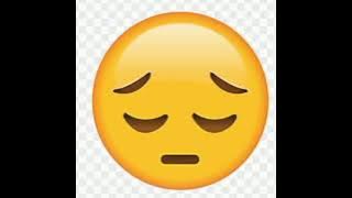 Emoji wajah sedih || Emoji sedih😥