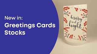 Greetings Card and Invitation Printing: New Creative Stocks | instantprint