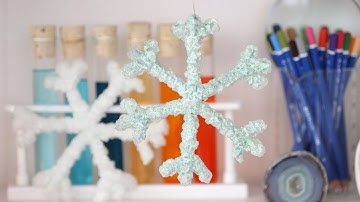Grow Your Own Giant Crystal Snowflake - #Marthaandfiggy