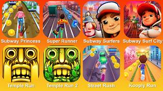 Subway Princess,Super Runner,Subway Surf,Subway Surf City,Temple Run,Temple Run 2,Street Rush,Kooply screenshot 4