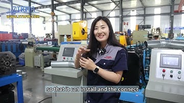 Introduction Russia Downspout pipe roll forming machine rain water gutter down pipe making machine