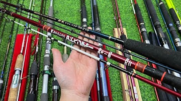 Lô Cần Nhật Hàng Mới Về Quá Đẹp!! Video 820: Cần ráp khúc cứng cao, cần jig biển, cần lure giá tốt..