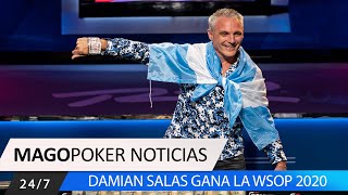 Damian Salas, ganador de la WSOP 2020. #Pokernoticias #Damiansalas #Pokerargentina