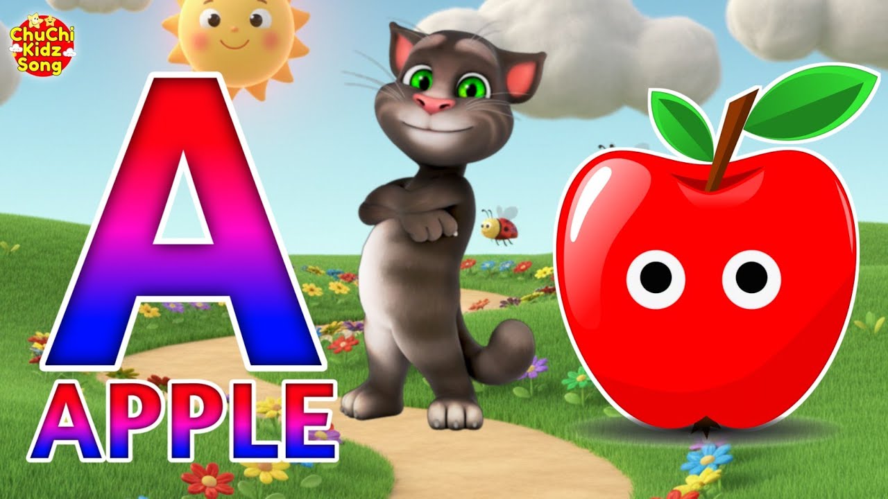 Песенка про алфавит - Алфавит - ABC и 123 - A для яблока 🍎 - Фонетика - Детские песни и стишки дл...