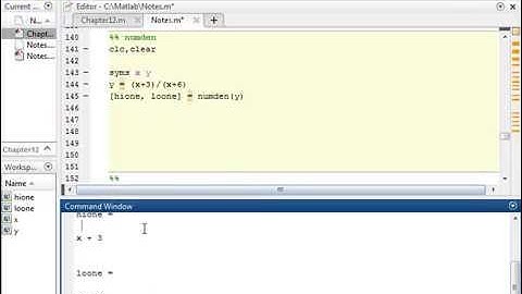 Manipulating Symbolic Expressions and Equations in MATLAB