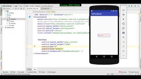 Android EditText View
