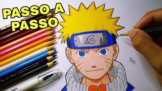 Como desenhar o Naruto (Fácil)