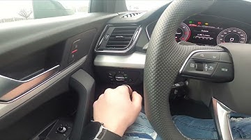 How to Enable or Disable Dipped Beam in AUDI Q5 II ( 2017 - now ) - Use Headlights