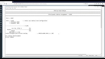 13 IPv6 Deep-Dive - IPv6 Dynamic Address Assignment  ( SLAAC ) by ArashDeljoo - Part1/4