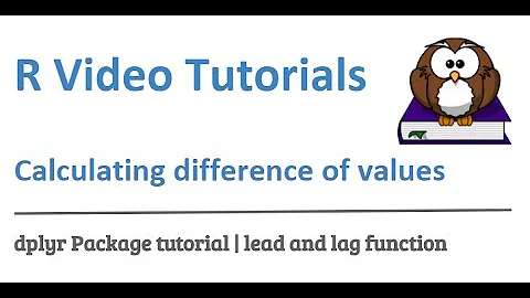 dplyr tutorial | how to calculate difference between values of same column | lead and lag function