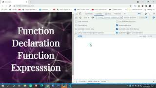 JavaScript tutorials in Hindi #17, function declaration vs function expression
