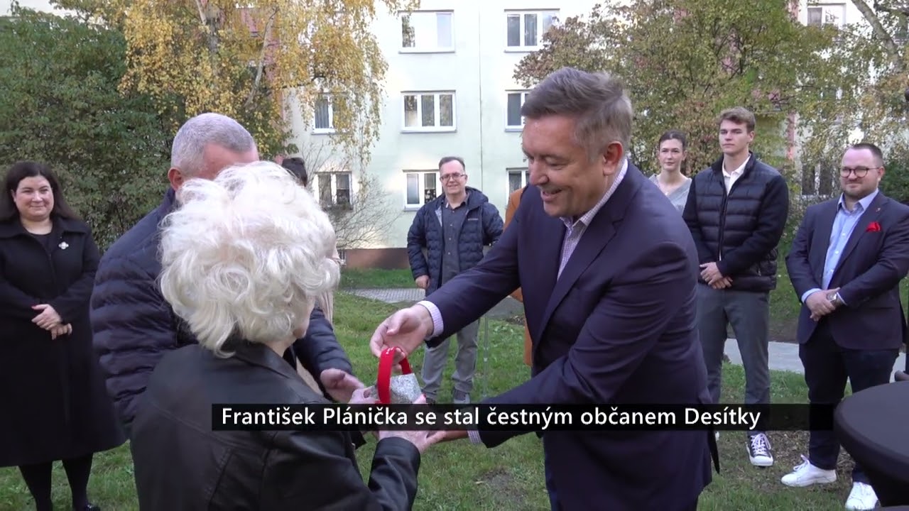 František Plánička se stal čestným občanem Prahy 10