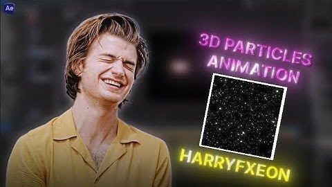 3D Particles Animation Tutorial // Tutorial-2 // After Effects 2025// Harryfxeon