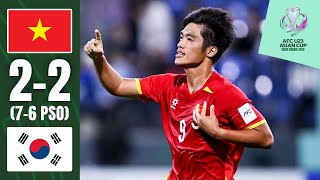 Vietnam Earn Hardfought 3rd Place  Vietnam  Korea Republic  Highlights  Afc U23 Asian Cup