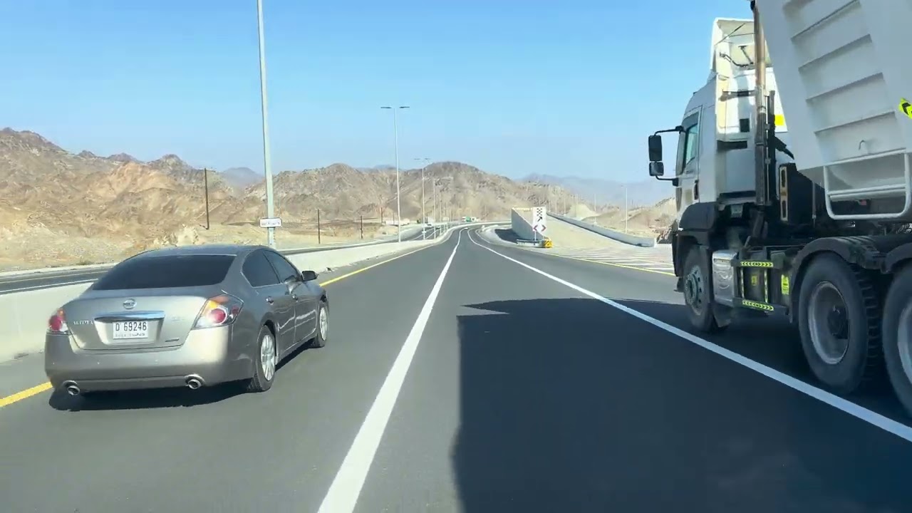 Dubai Hatta road amazing view mountains 