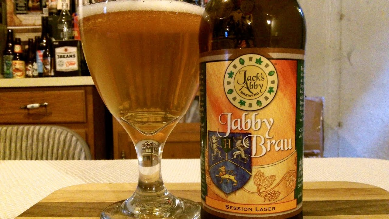 Jack's Abby Brewing Jabby Brau Session Lager (4.5 ABV) DJs BrewTube Beer Review 758 YouTube