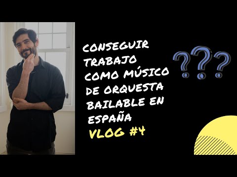 ¿Conseguir TRABAJO como MÚSICO de orquesta/ ESPAÑA