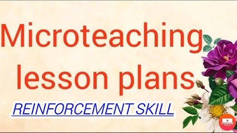 Microteaching lesson plan (Reinforcement skill) | Atomic structure | class 9th | study smart