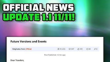 OFFICIAL Genshin Impact 1.1 UPDATE NEWS (and future updates)