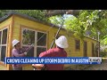 Crews remove branch that fell through south Austin family’s roof after storms