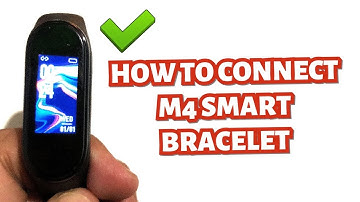 HOW TO CONNECT M4 SMART BRACELET TO SMARTPHONE | TUTORIAL | ENGLISH