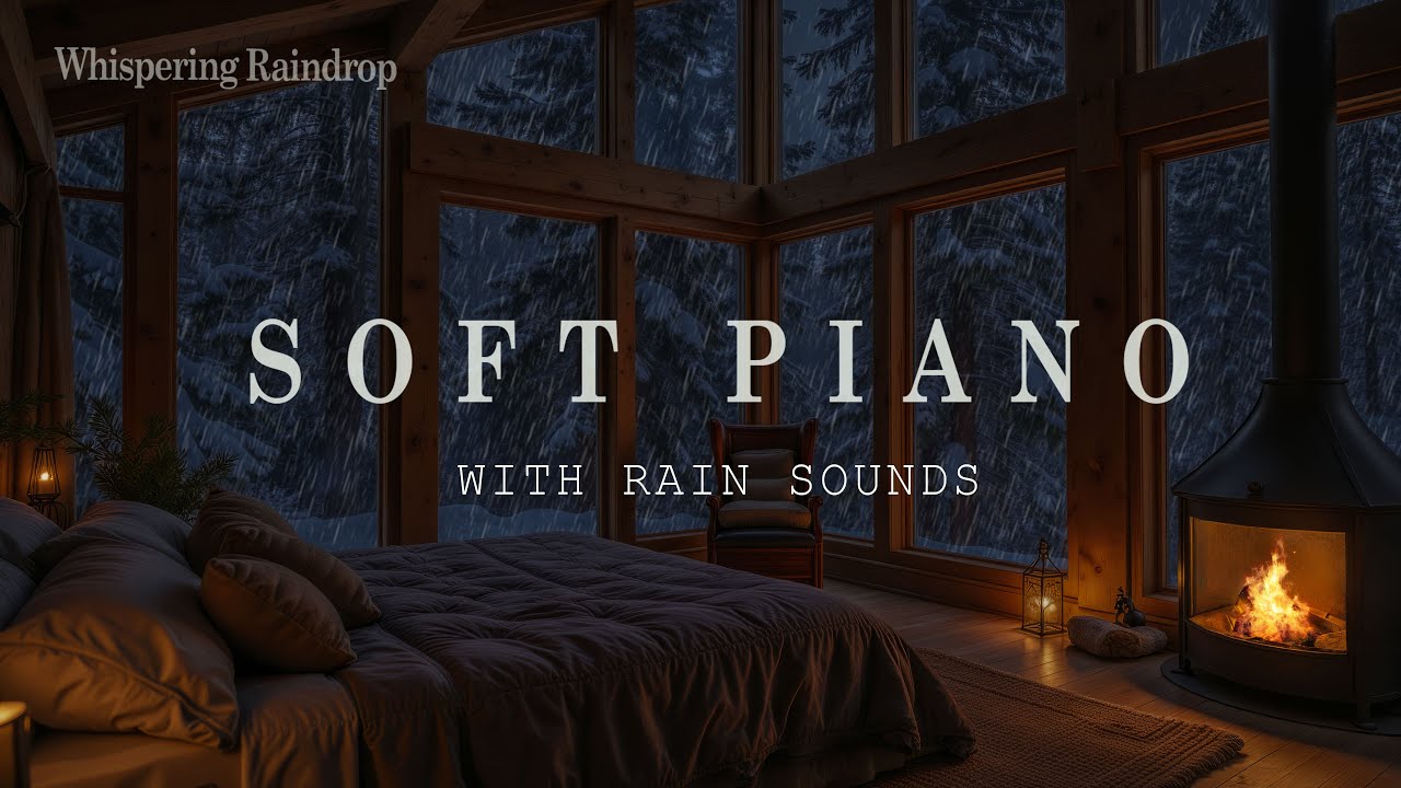 Healing Piano Music for Deep Sleep & Stress Relief 🌧️ Peaceful Music in ...