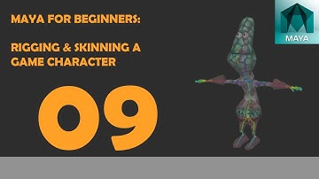 Rigging Character in Maya  for Beginners Tutorial Part 9