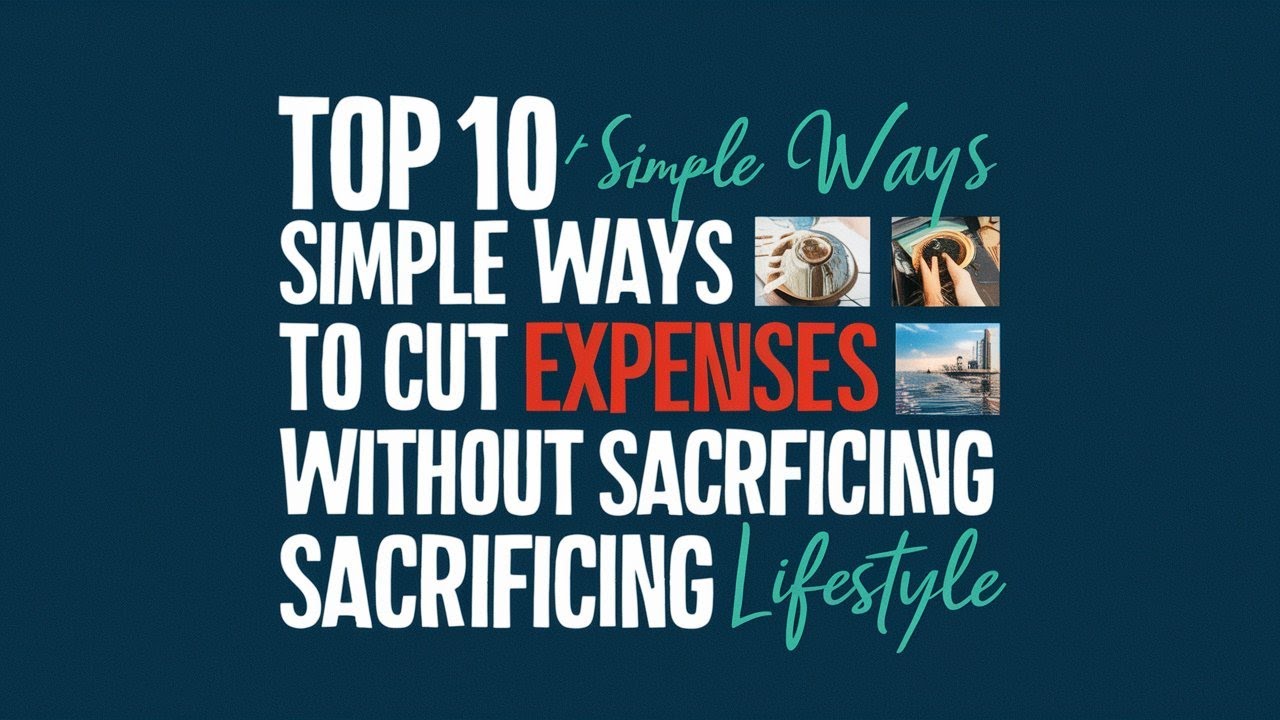 Top 10 Simple Ways to Cut Expenses Without Sacrificing Lifestyle - YouTube