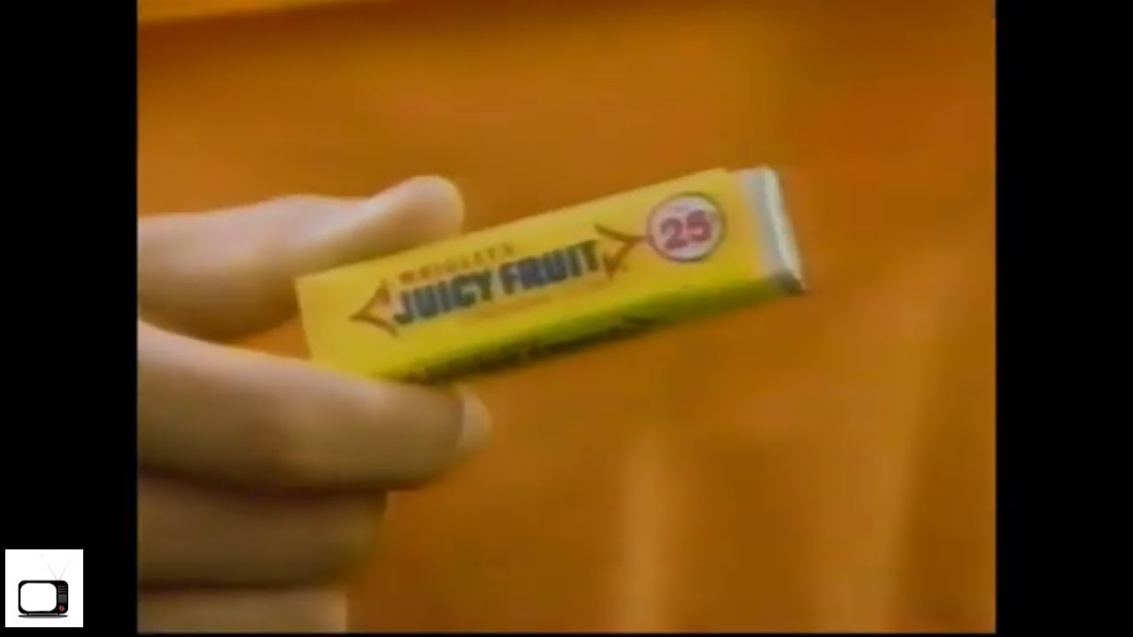 Wrigley's Juicy Fruit Gum Commercial (1991) YouTube