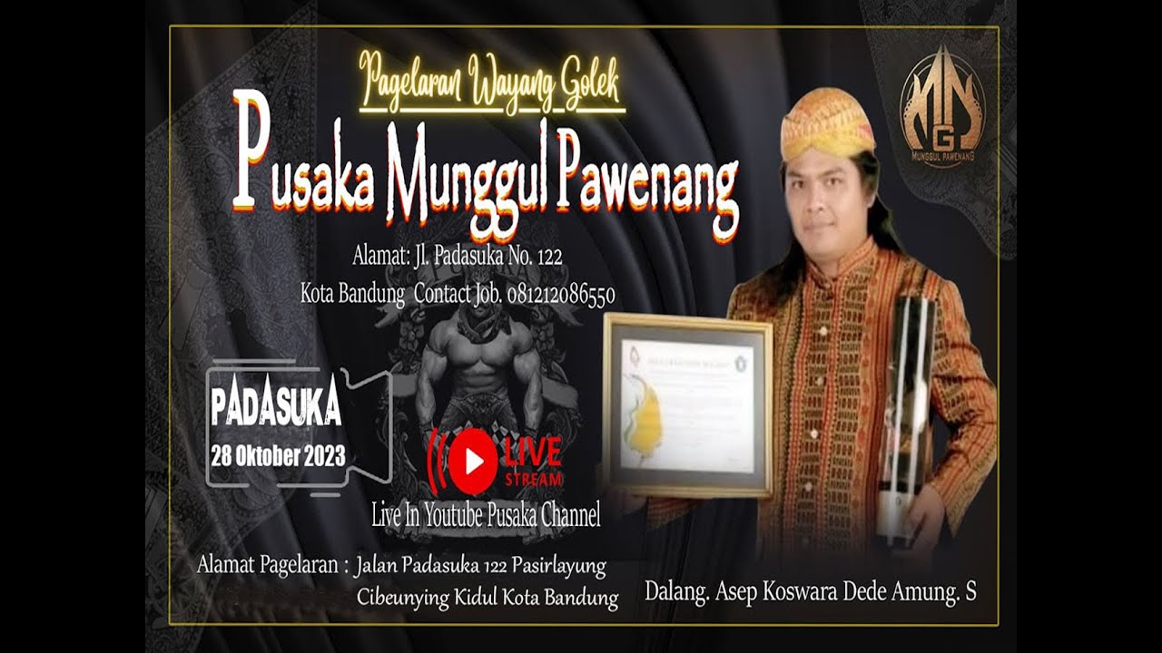 🔴 Hanoman Tirta Suta | Pusaka Munggul Pawenang | Dalang Asep Koswara Dede Amung Sutarya | 28 Okt 23