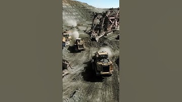 Massive Mining Machines in Action: Open Pit Power! 🚜