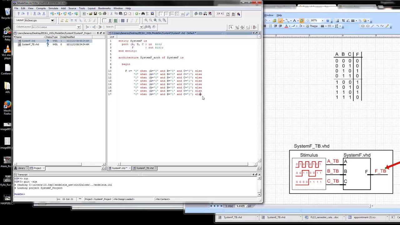 vhdl signal assignment in process