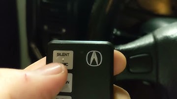 Acura Security System INFO 3 Button VS 4 Button 1995 Integra GS-R Alarm Key FOB Remote Manual Honda