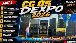Dhamtari CG 05 Expo 2026 || All professional sound || Quality setup || sound check prat 2 💥
