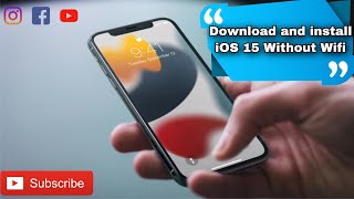 How to download and install IOS 15 software without wifi on any iphone II Tech Stuff screenshot 2