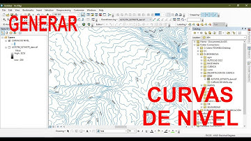 Generar Curvas de Nivel a partir de un DEM o RASTER en ARCGIS