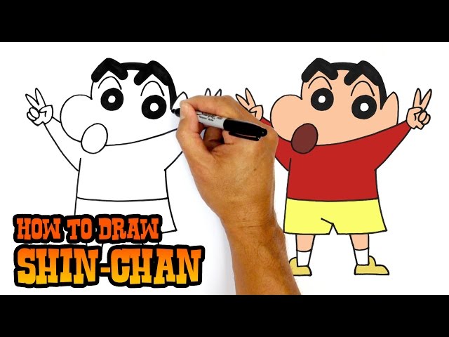 Handmade Sketch of Shinchan