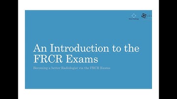 An Introduction to FRCR Exams: A webinar by Dr Koshy Jacob and Dr Karthik Gopal