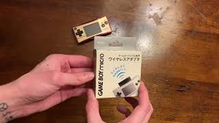 Nintendo Gameboy Micro Wireless Adapter Unboxing and Review