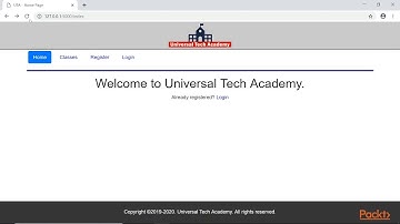 Full-Stack Web Development with Flask: Creating the Base Template|packtpub.com