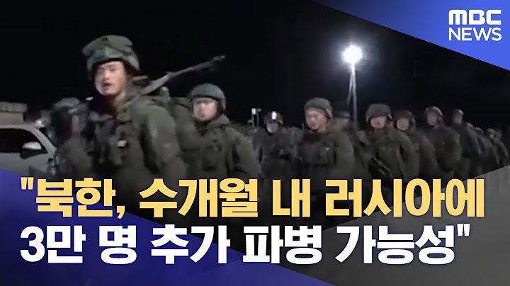 "북한, 수개월 내 러시아에 3만 명 추가 파병 가능성" (2025.07.14/뉴스외전/MBC)