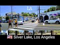 Driving Tour of Silver Lake & Atwater Village,  Los Angeles neighborhoods [4K] Dash Cam Tours