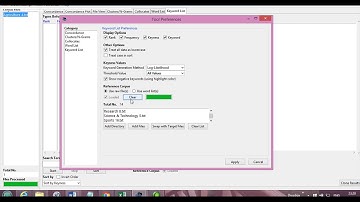 112.  Keyword Listing in the Corpus