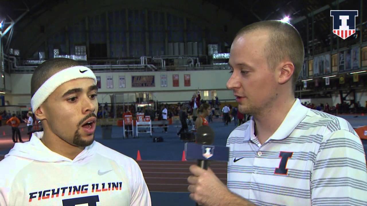 Illinois Men Track & Field Brandon Stryganek Illini Classic Post Meet