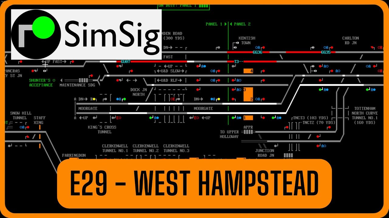 SimSig - West Hampstead Baustelle - YouTube